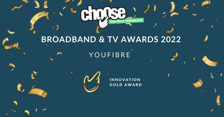 Choose Broadband and TV awards 2022 - YouFibre